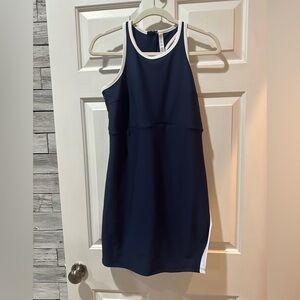 Sage Navy and White Athletic Dress